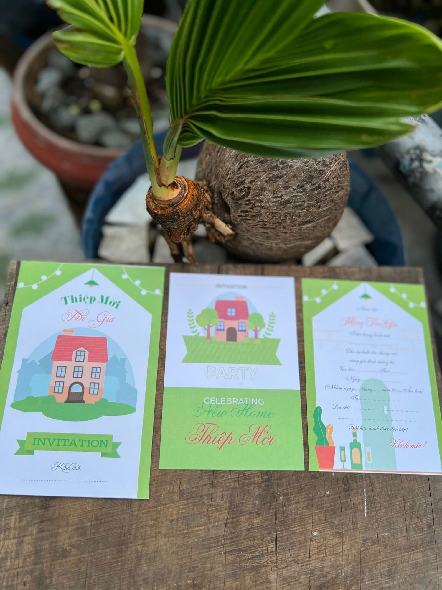 Combo 20 thiệp mời Tân Gia nhà đẹp