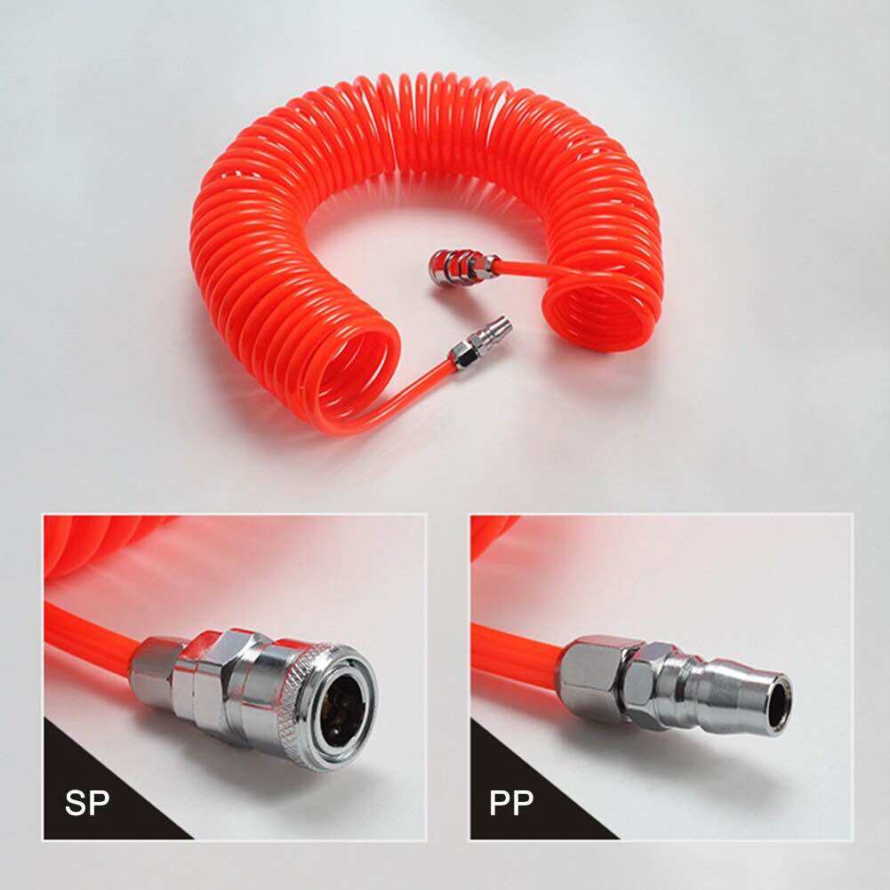 Dây xoắn hơi ⚡ chất lượng cao ⚡ dây hơi khí nén 6-9-12m nhựa pu cao cấp, ống 8ly