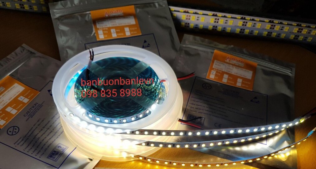 Cuộn led  5m dây dán 12V 2835 - 120 chip led ASIA