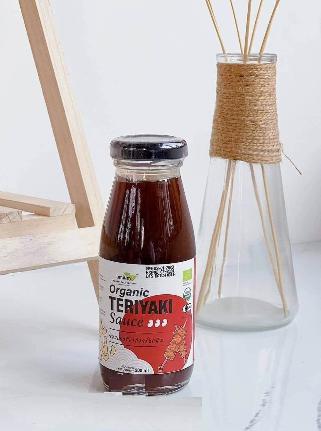 Sốt Teriyaki hữu cơ Thái Lan Lumlum/Fb fram 200ml