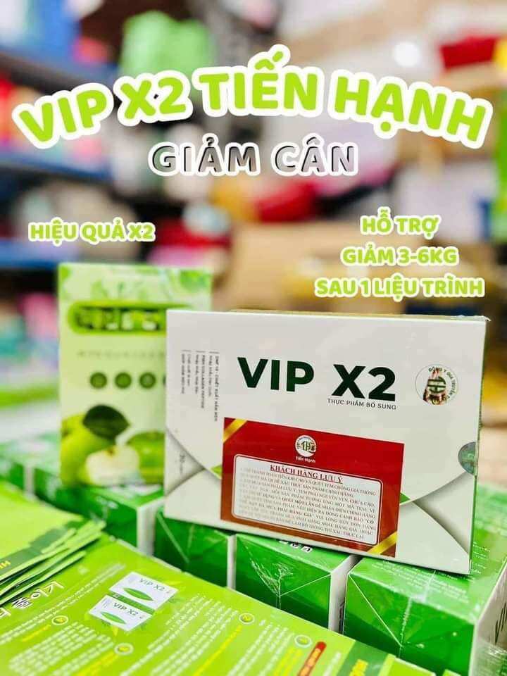  Giảm cân TH Vip X2 giảm mạnh 5-10kg đào thải mỡ thừa nhanh chóng kèm khoá cân 