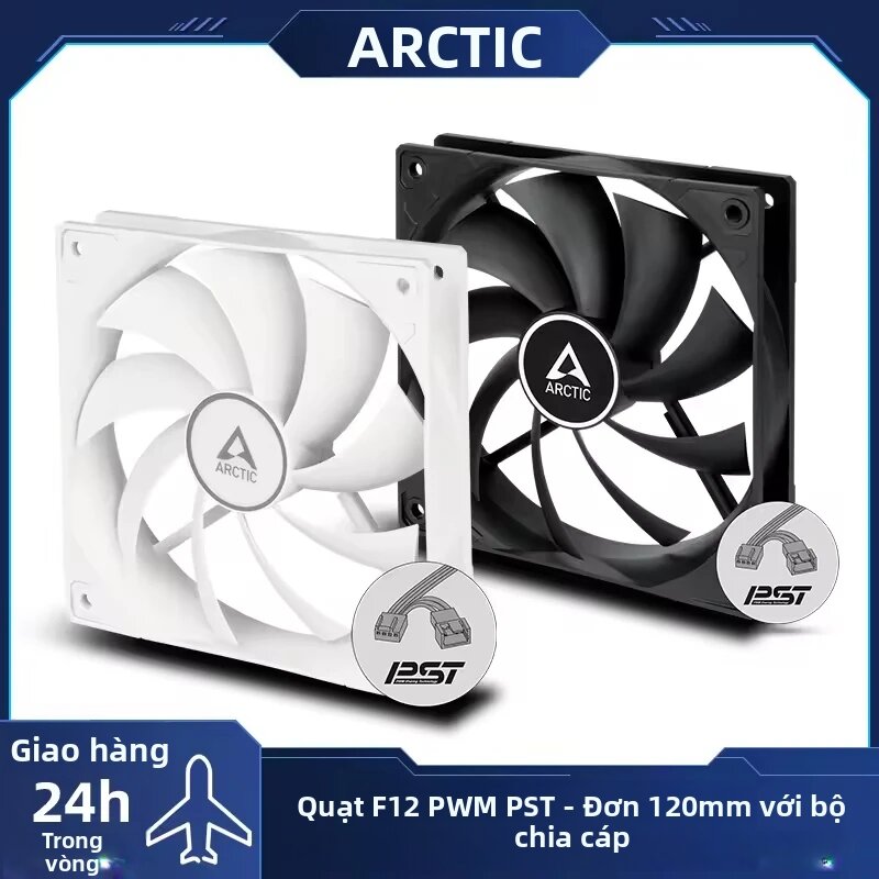 Arctic | Quạt Case Máy Tính ARCTIC F12 PWM PST 120mm Với Công Nghệ Động Cơ Êm Ái (PST), Ổ Trục Chất Lỏng, Tốc Độ 230-1350 Vòng/phút Giá 375,000 Đồng*Miễn phí vận chuyển