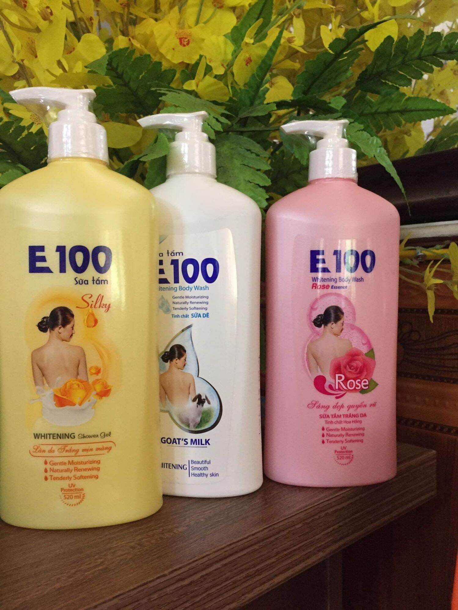 SỮA TẮM E100 SILKY