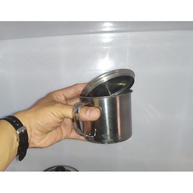 Ca-cốc inox quai có nắp 4 size 7-8-9-10cm
