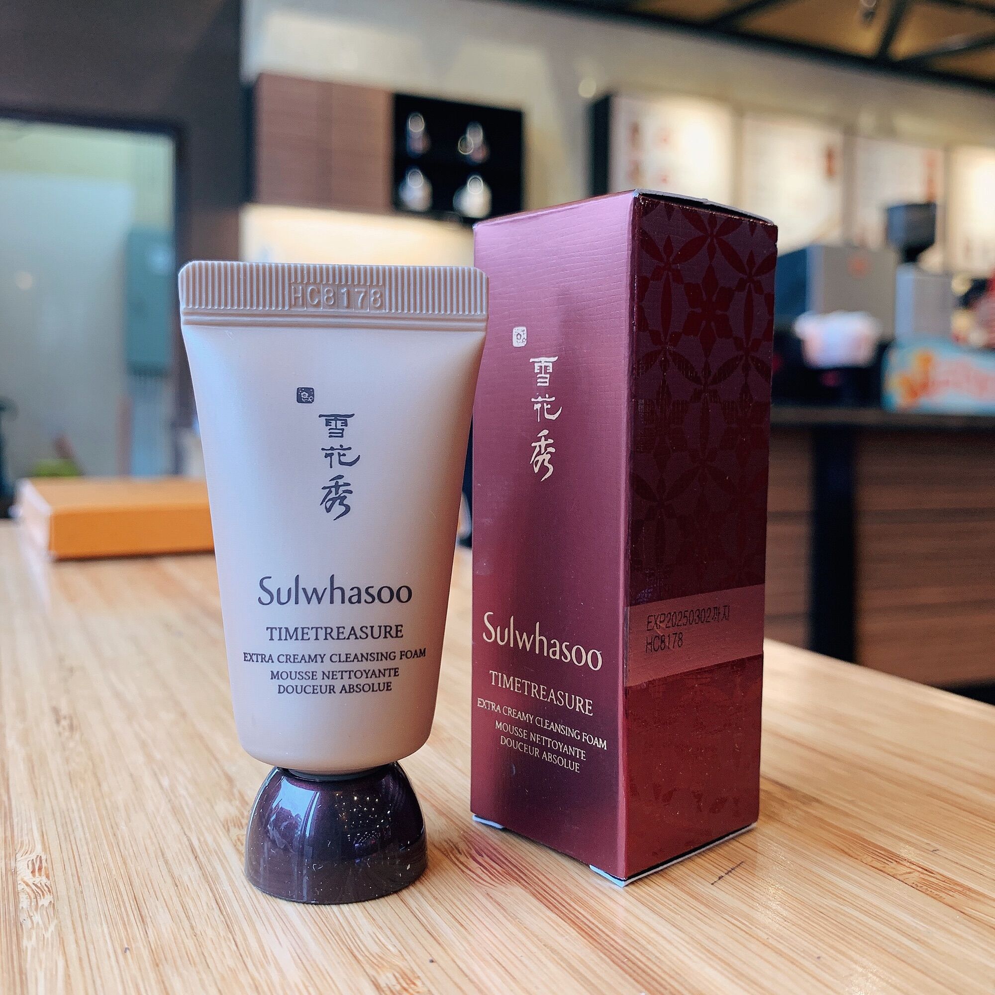 Chuẩn Auth - Sữa rửa mặt thông đỏ Sulwhasoo 15ml