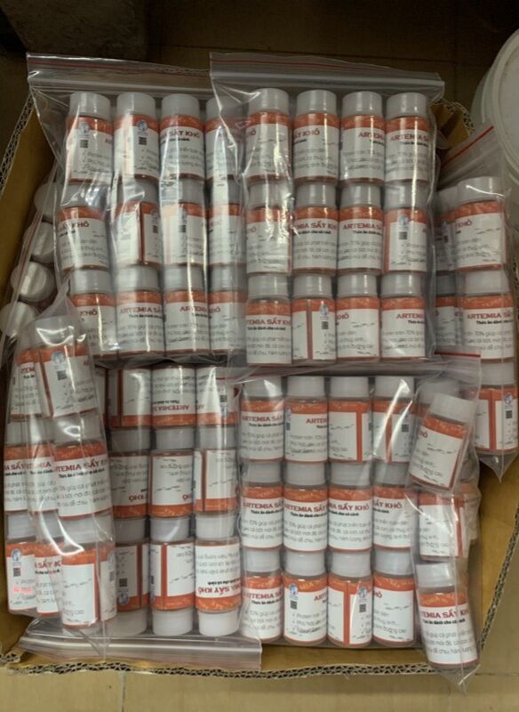 Artemia Sấy Khô (10g) : Thức Ăn Cá Bột