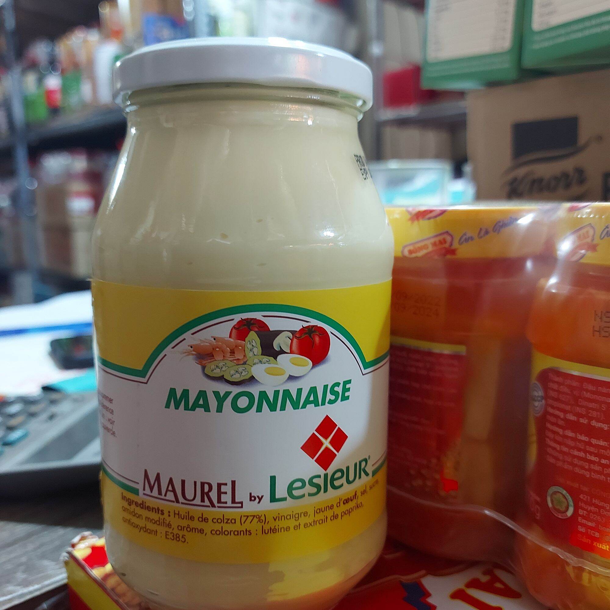 Sốt Mayonnaise hiệu Maurel Pháp 475g