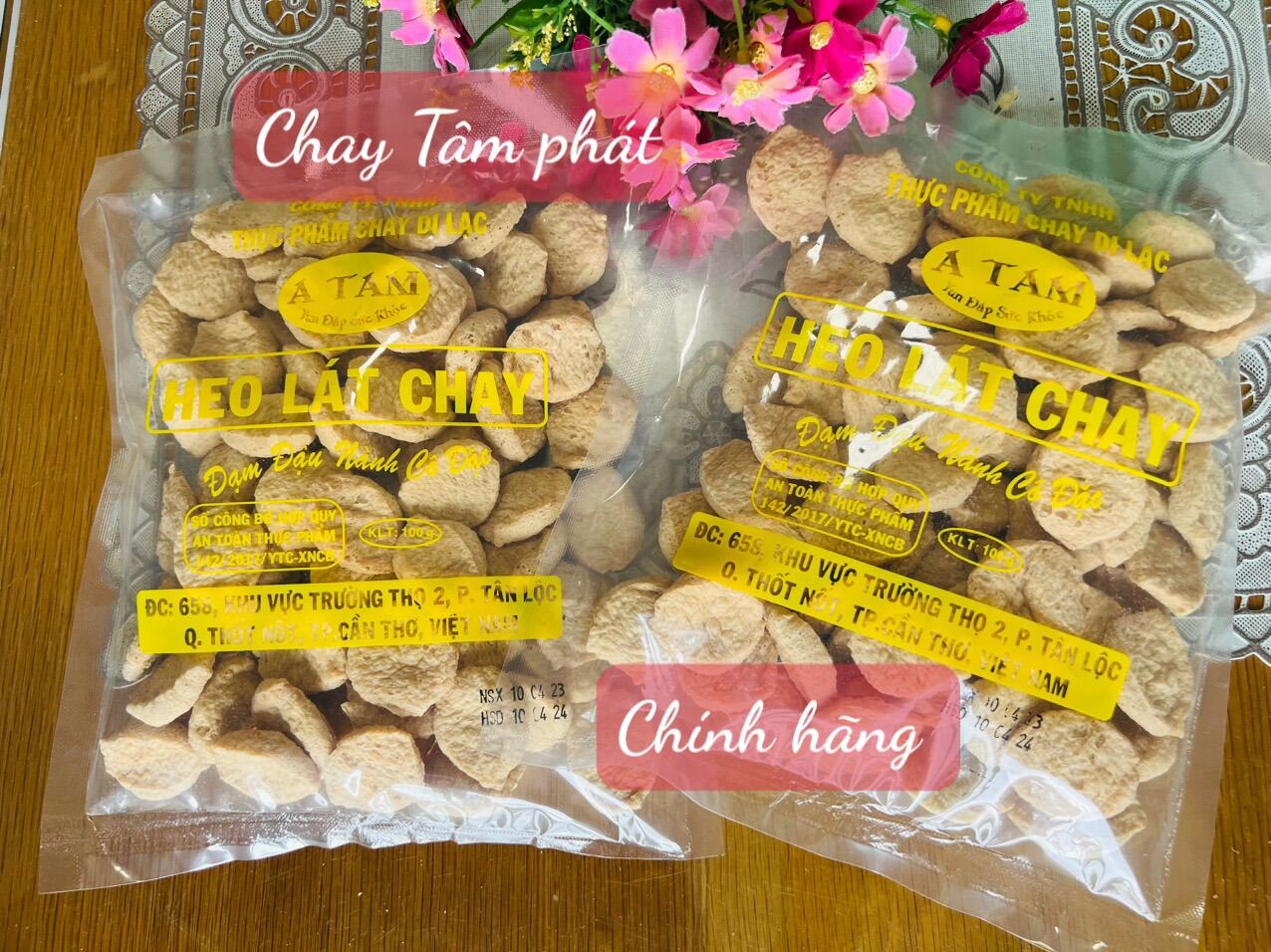 200g heo lát chay di lạc / hàng cao cấp chay tâm phát