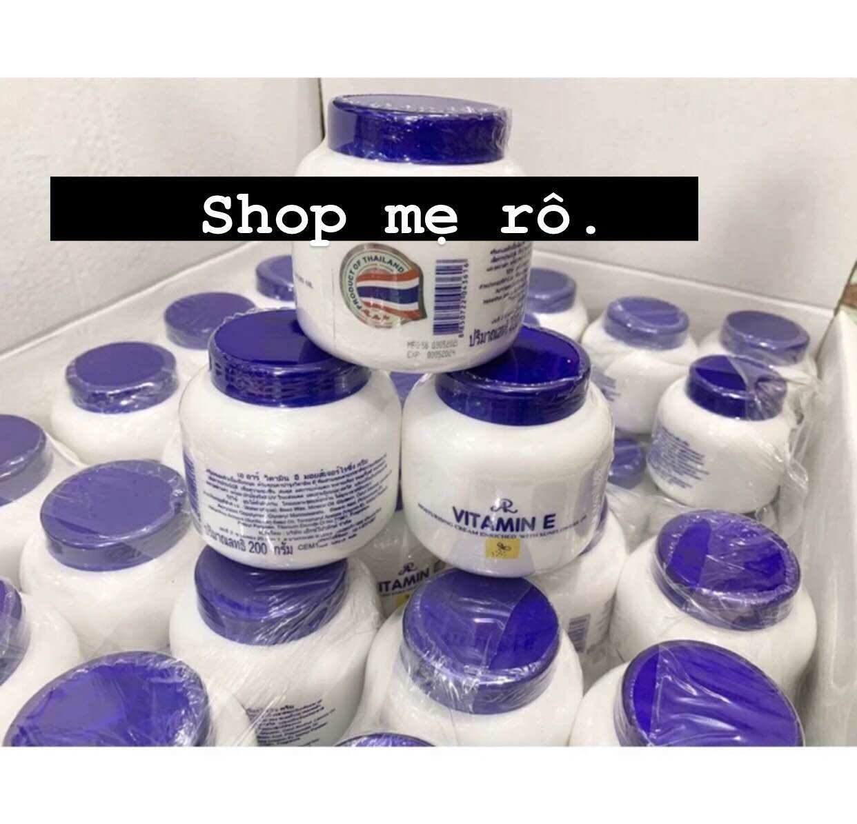 [HCM] kem vitamin e dưỡng ẩm trắng da hủ 200g (hàng việt nam)