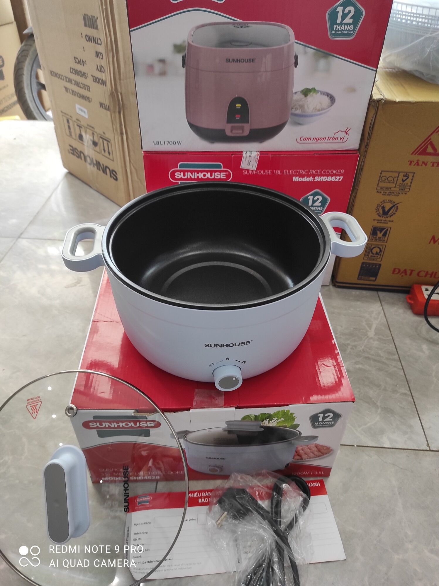 Lẩu điện 3.5L sunhouse SHD4528