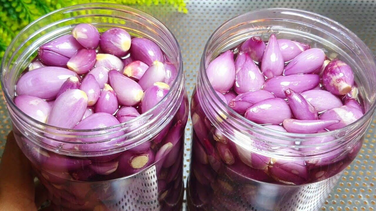 Củ hành tím ngâm chua ngọt hủ 500g