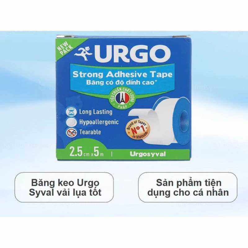 Băng keo Urgo Syval cuộn 2.5cm x 5m