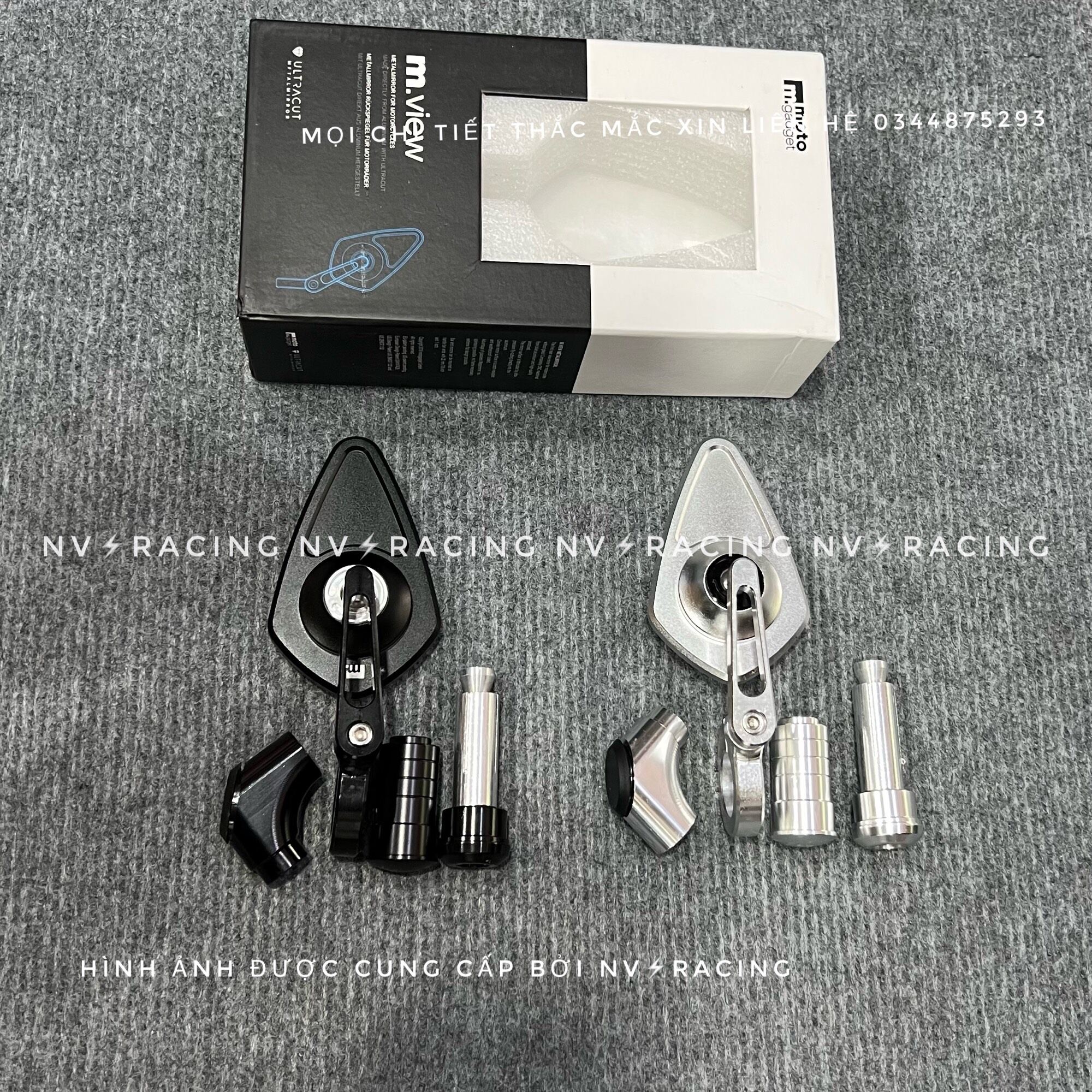 [ Chính hãng ] Gương ( kiếng ) chiếu hậu lá motogadget