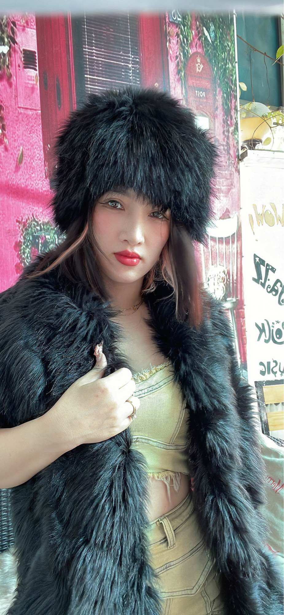 Mũ lông cho nữ
