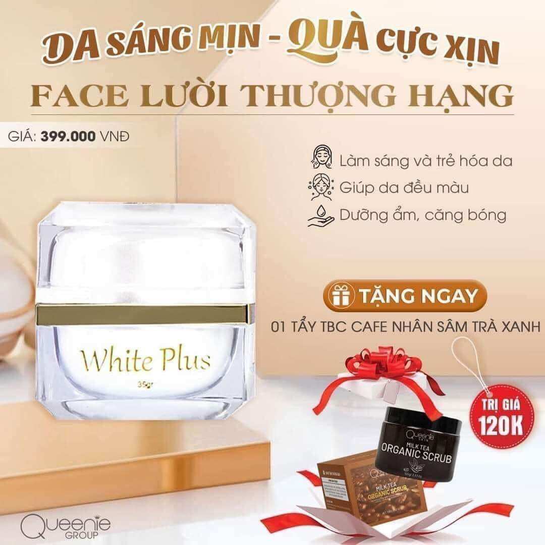 [HCM]FACE LƯỜI THƯỢNG HẠNG QUEENIE SKIN  Kem dưỡng trắng da Queenie skin Công Nghệ AH8  với Thành phần chủ yếu là nhân sâm và nhuỵ hoa tây giúp dưỡng trắng chống lão hoá  làm mờ vết thâm dưỡng trắng chuyên sâu
