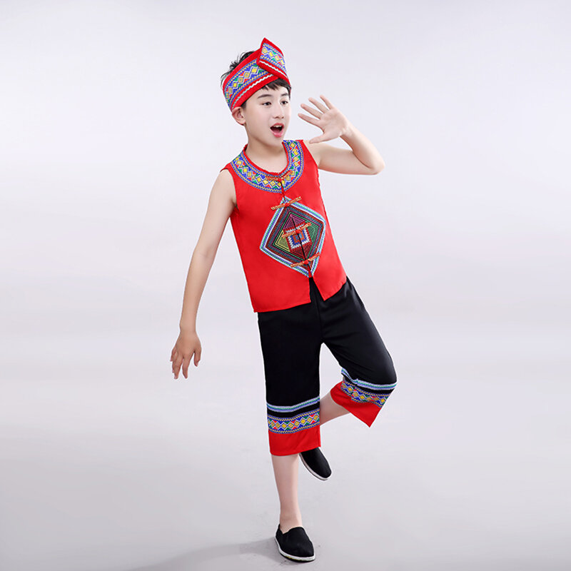 Trang phục biểu diễn dân tộc choang cho trẻ em 3 tháng 3 trang phục ngày hội ca mâu dân tộc di dân tộc miêu quảng tây cho nam nữ dân tộc thiểu số