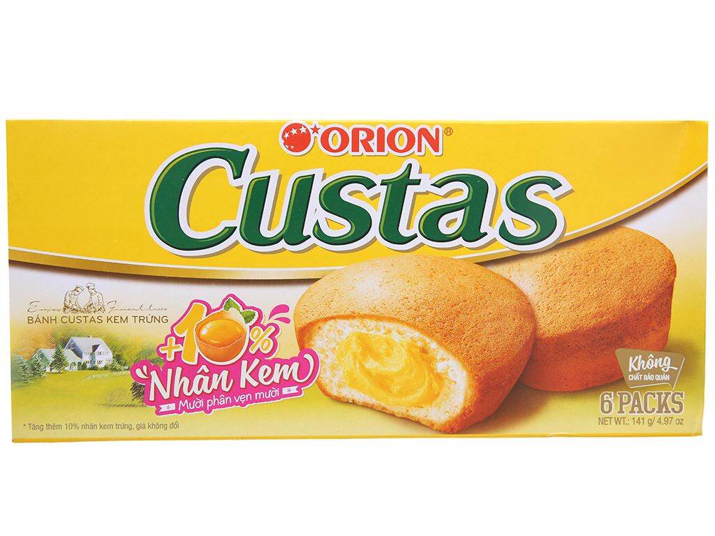 Bánh trứng custas hộp 141g