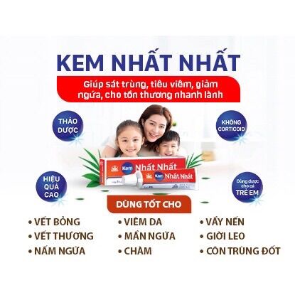 Kem bôi thảo dược Nhất Nhất tuyb 10g. Kem bôi đa năng an toàn cho cả gia đình