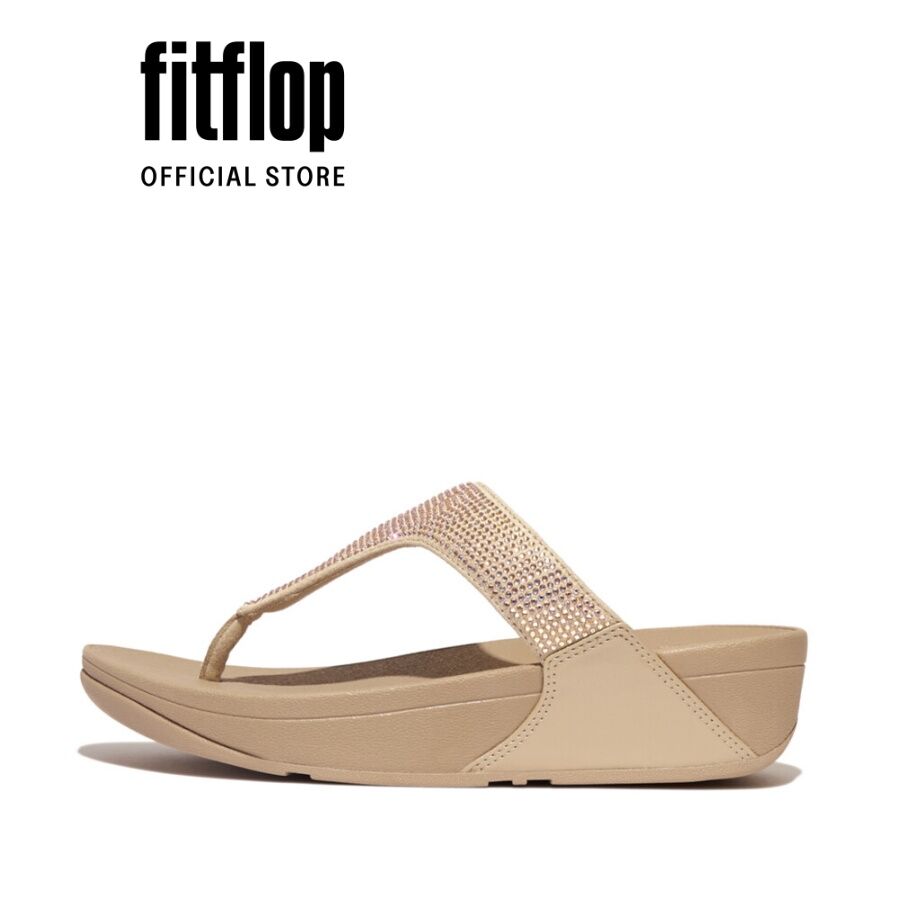 Dép Xỏ Ngón Nữ FitFlop LULU - Latte Beige - MD G1 EC5-A94