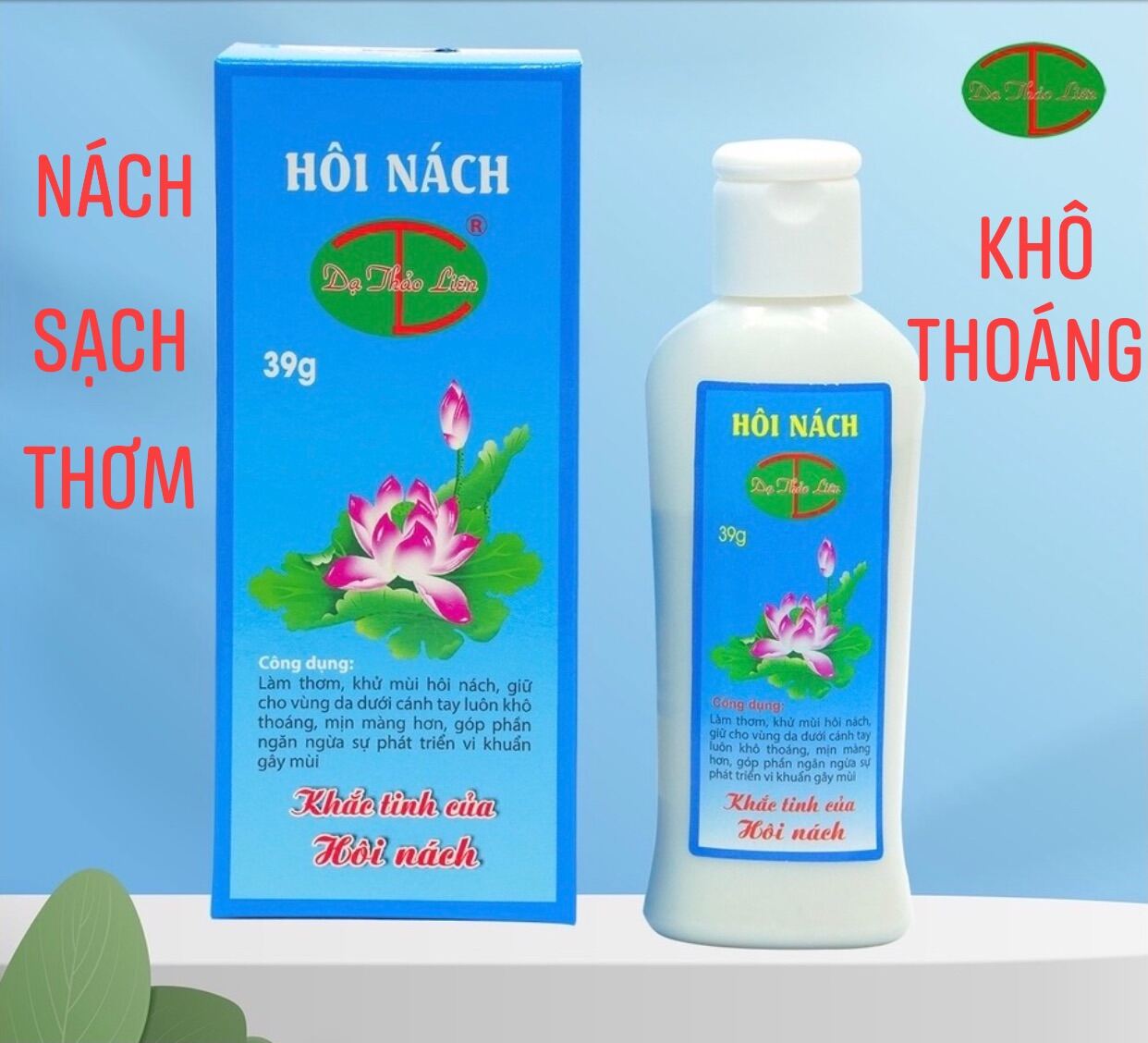 [Freeship] Bột Hôi Nách Dạ Thảo Liên Đánh Bay Mùi Hôi Nách Khô Thoáng