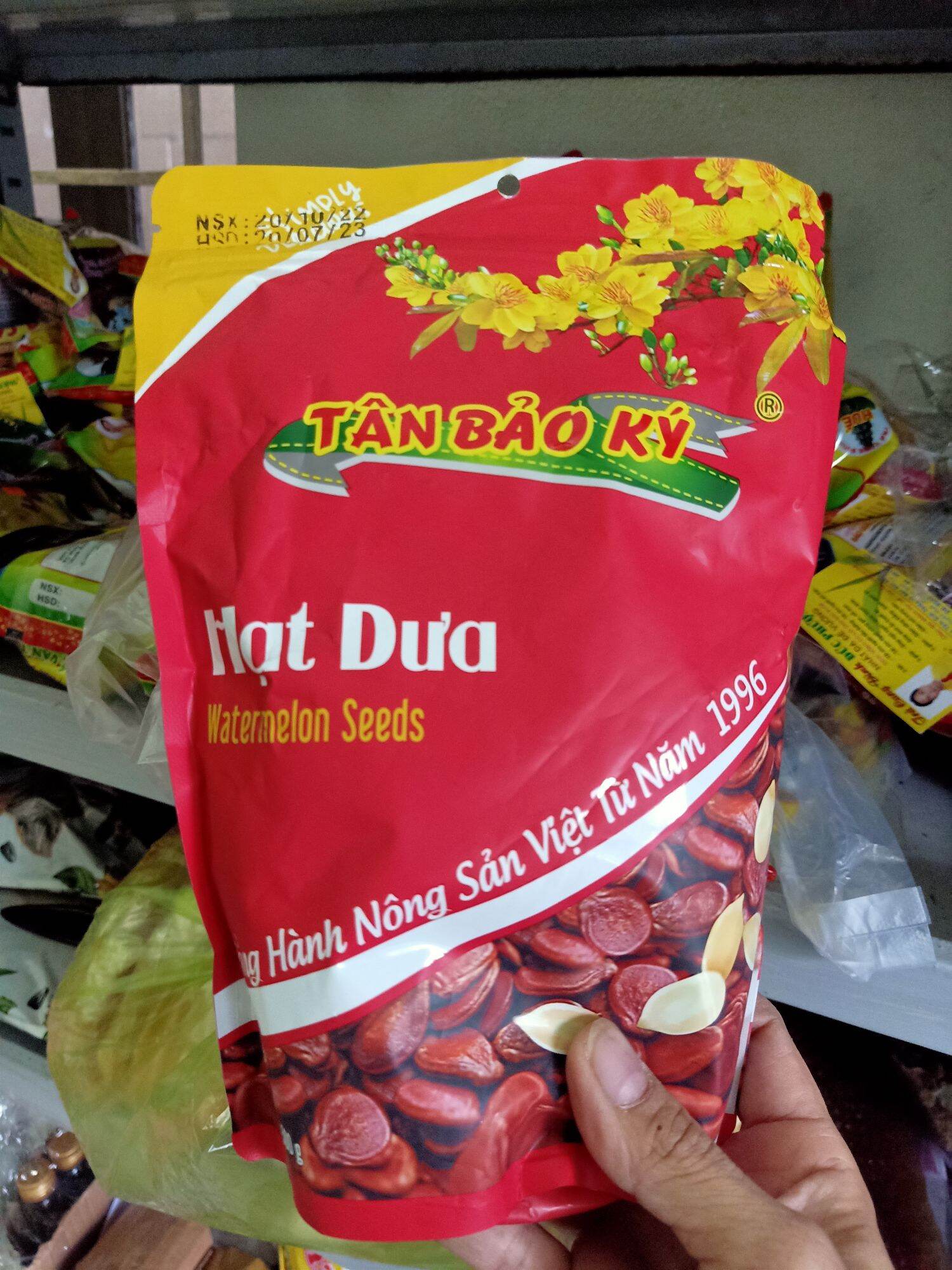 Hạt dưa sạch tân bảo ký 500gr mẫu mới 2023