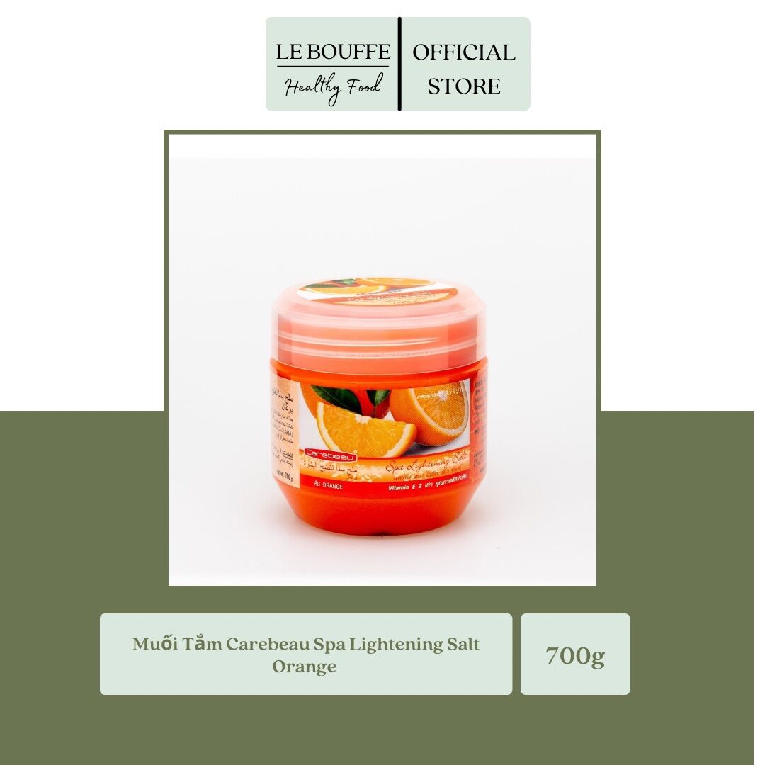 Muối Tắm Trắng Tẩy Tế Bào Chết ,Chiết Xuất Từ Hoa Quả Tự Nhiên Carebeau Spa Lightening Salt Thái Lan 700g