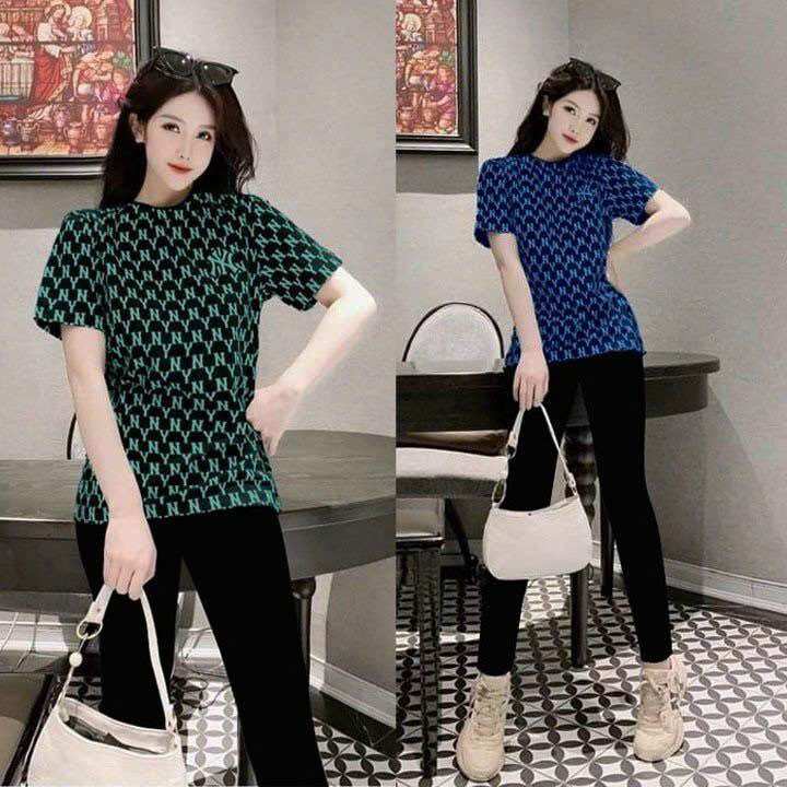 SÉT BỘ ĐỒ NỮ QUẦN DÀI THUN COTTON PHỐI 3D CAO CẤP
