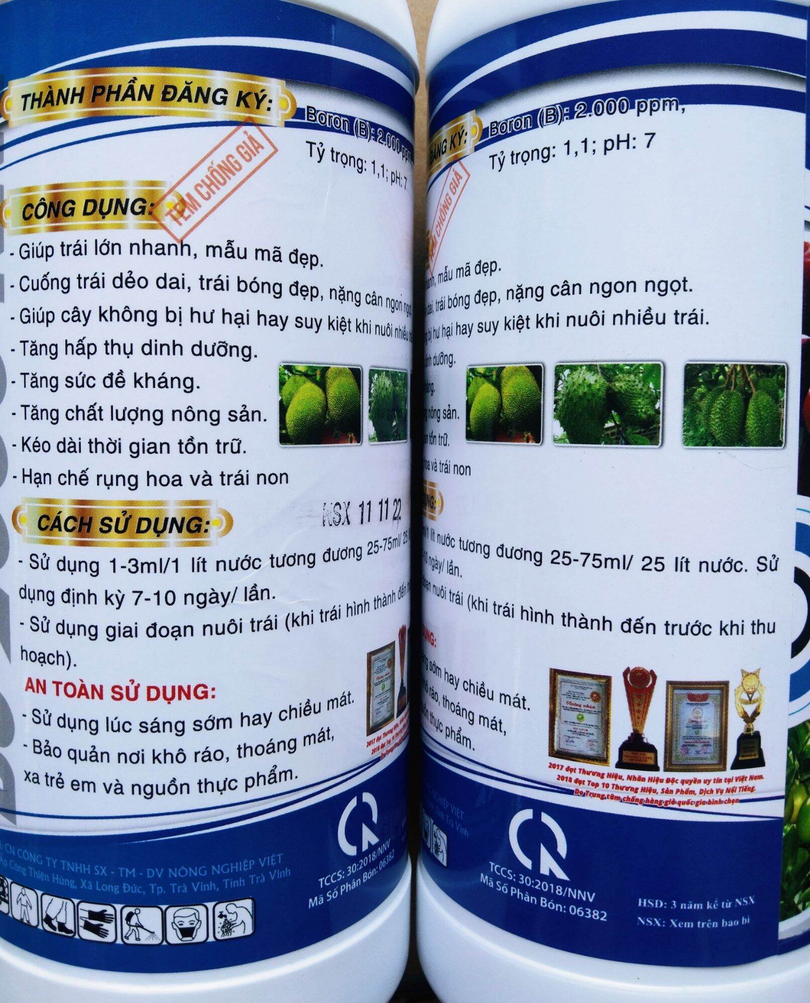 PHÂN BÓN MAX FRUIT - LỚN TRÁI - CHAI 1L