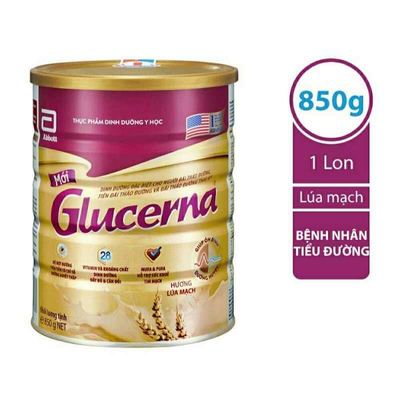 Sữa Glucerna 850g Date Mới
