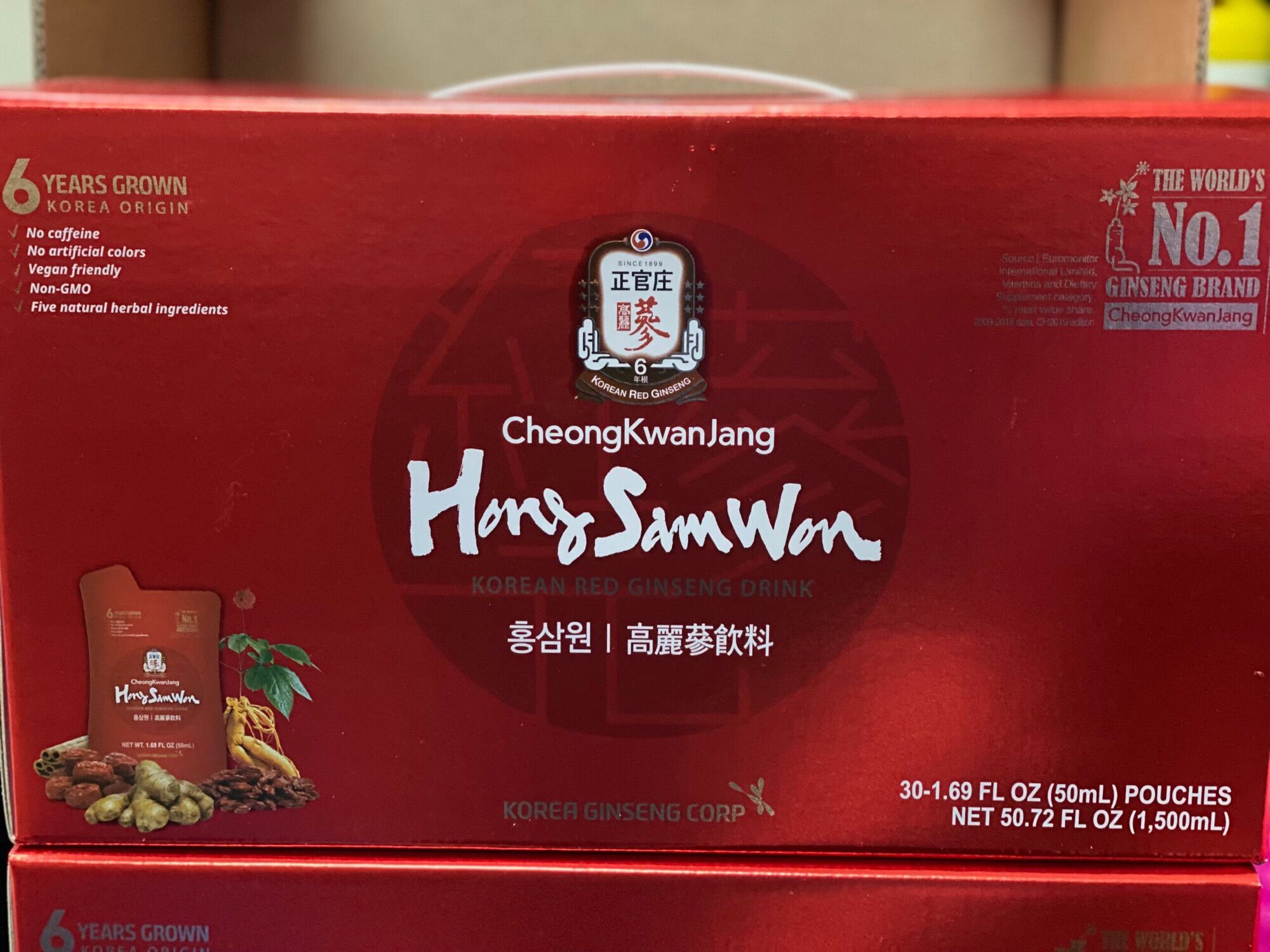 Nước hồng sâm hong sam won cheong kwan jang 30 gói 50 ml