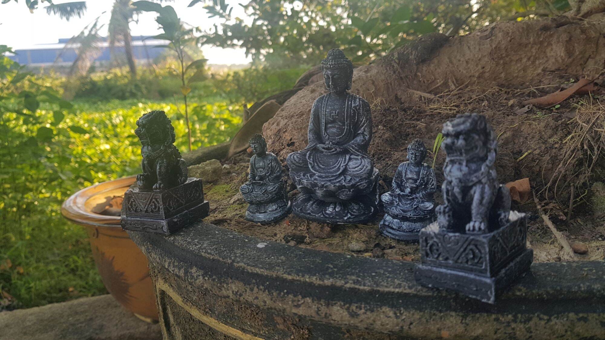 SET 5 TƯỢNG MINI CHƠI TIỂU CẢNH, HÒN NON BỘ