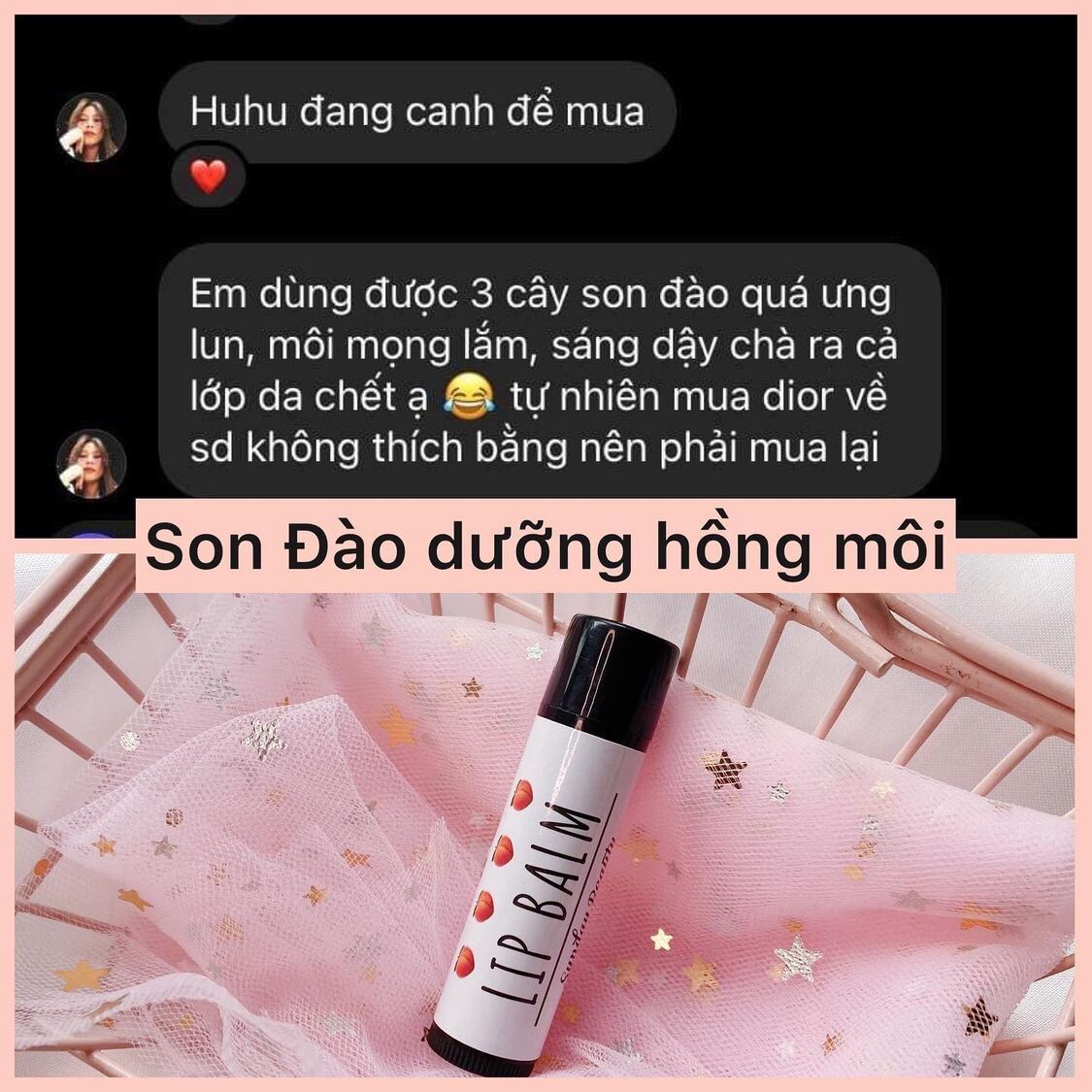 Son dưỡng môi handmade Sunday Beauty