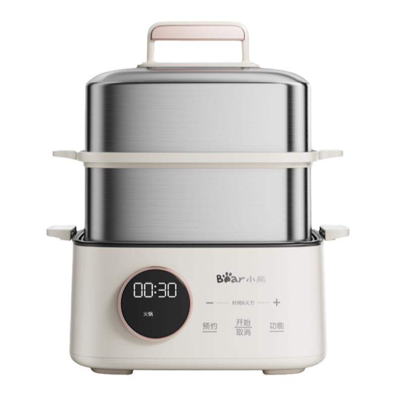 BEAR | Nồi Hấp Điện Đa Năng Inox 3 Tầng