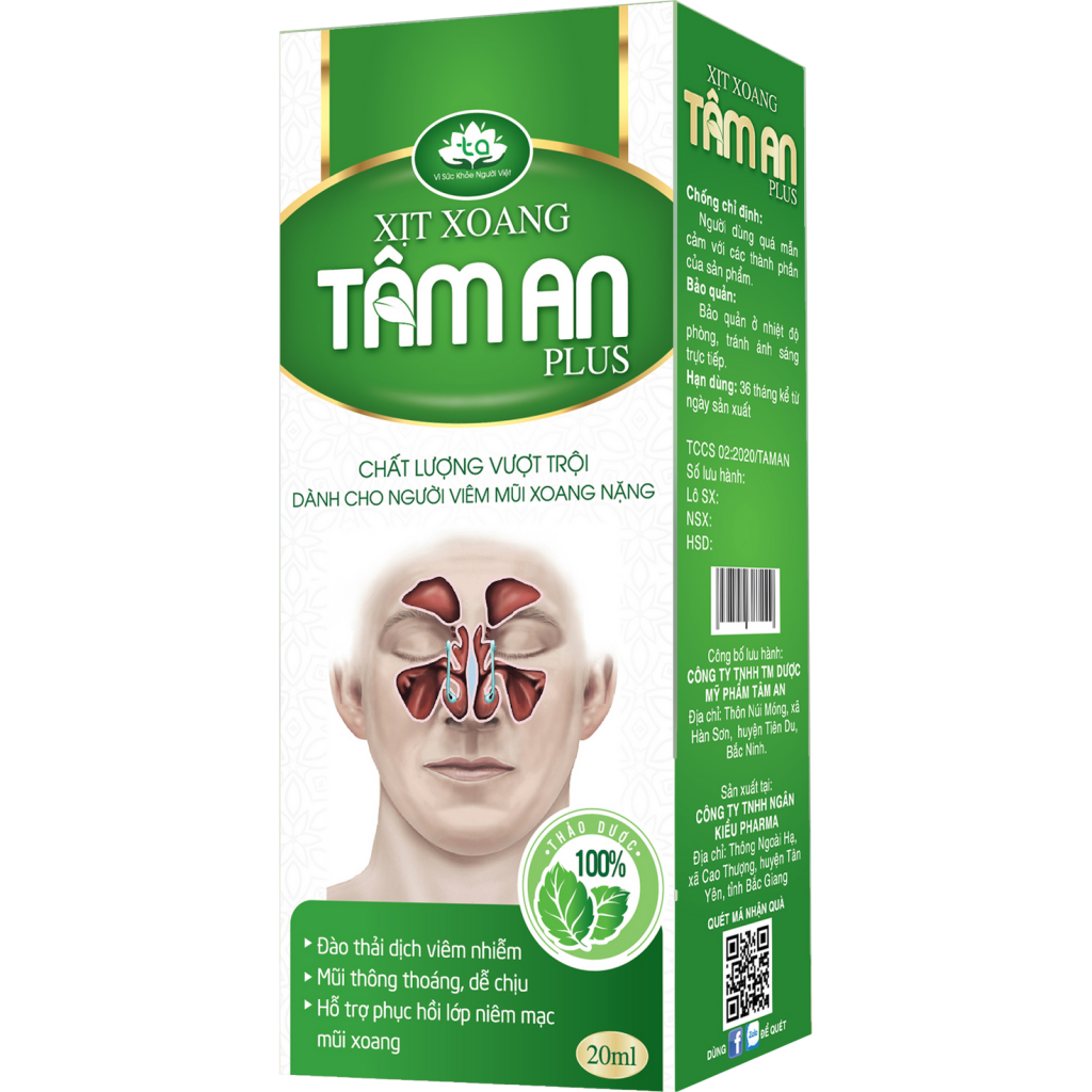 Xịt xoang Tâm An plus