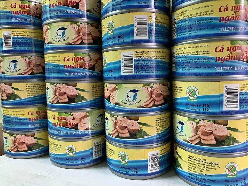 Combo 12 lon cá ngừ ngâm dầu (khối) 140g