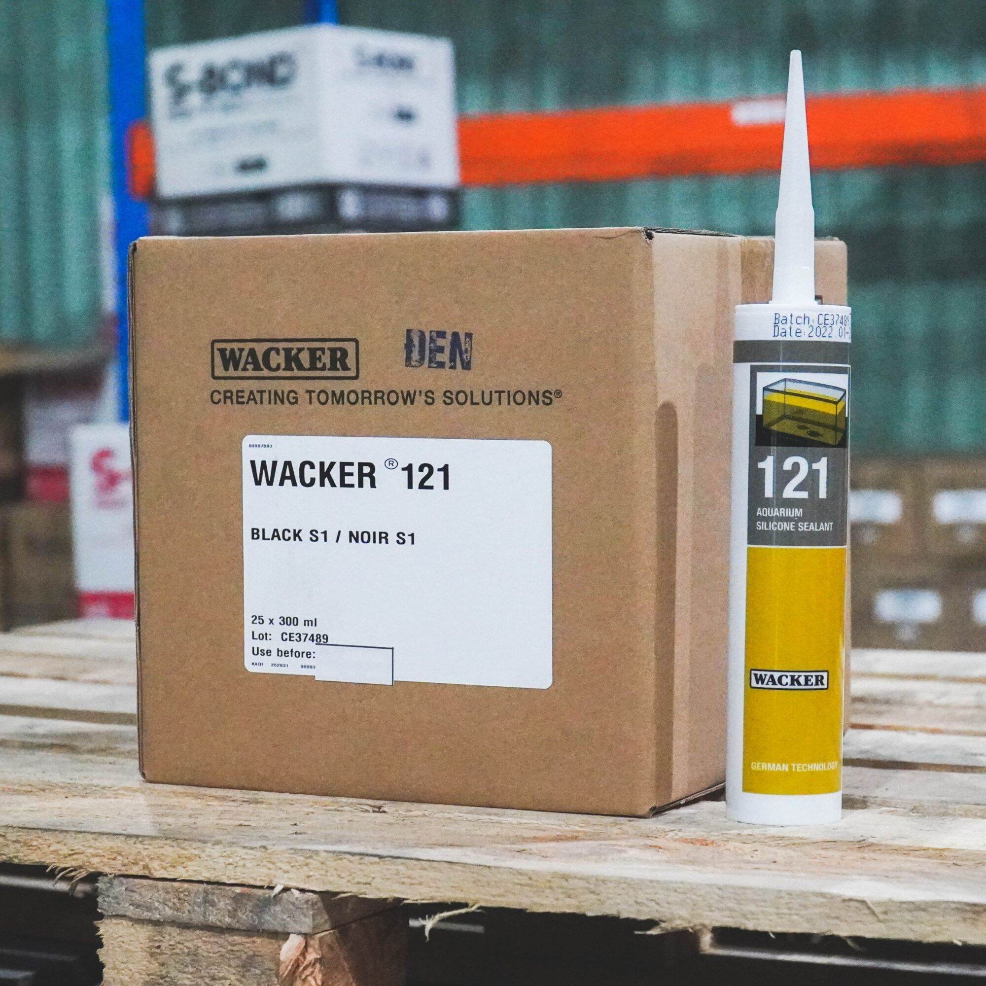 Keo silicon hồ cá 121 - wacker aquarium