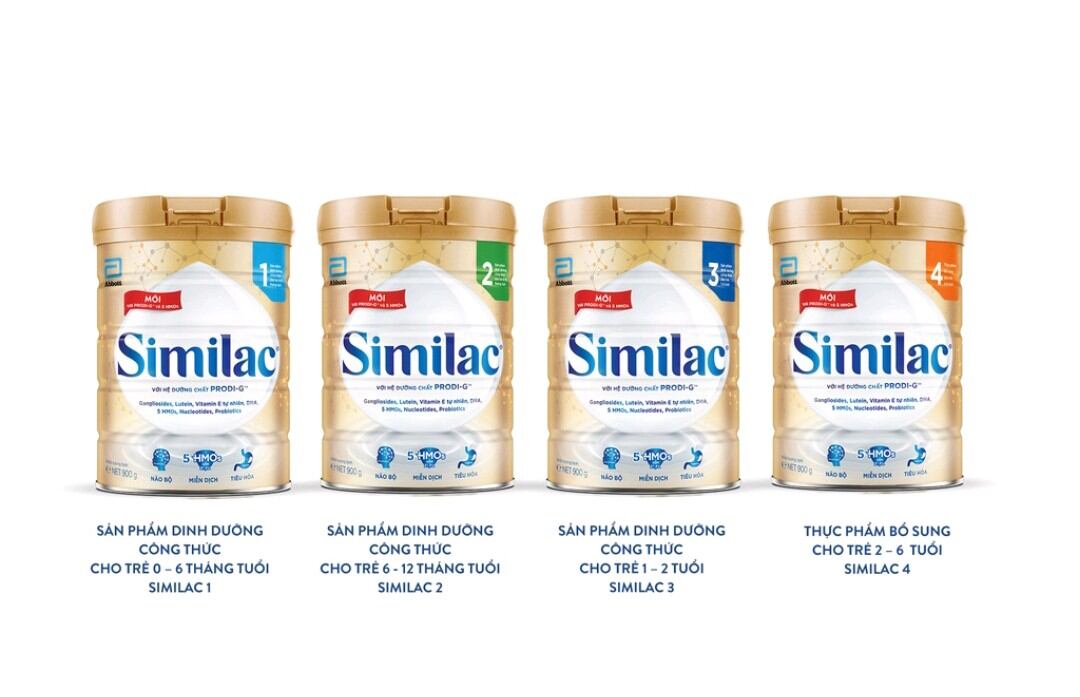 Sữa Bột Similac 4 - 1.7kg, 2-6 Tuổi / Mẫu Mới 5G [Date 2025]