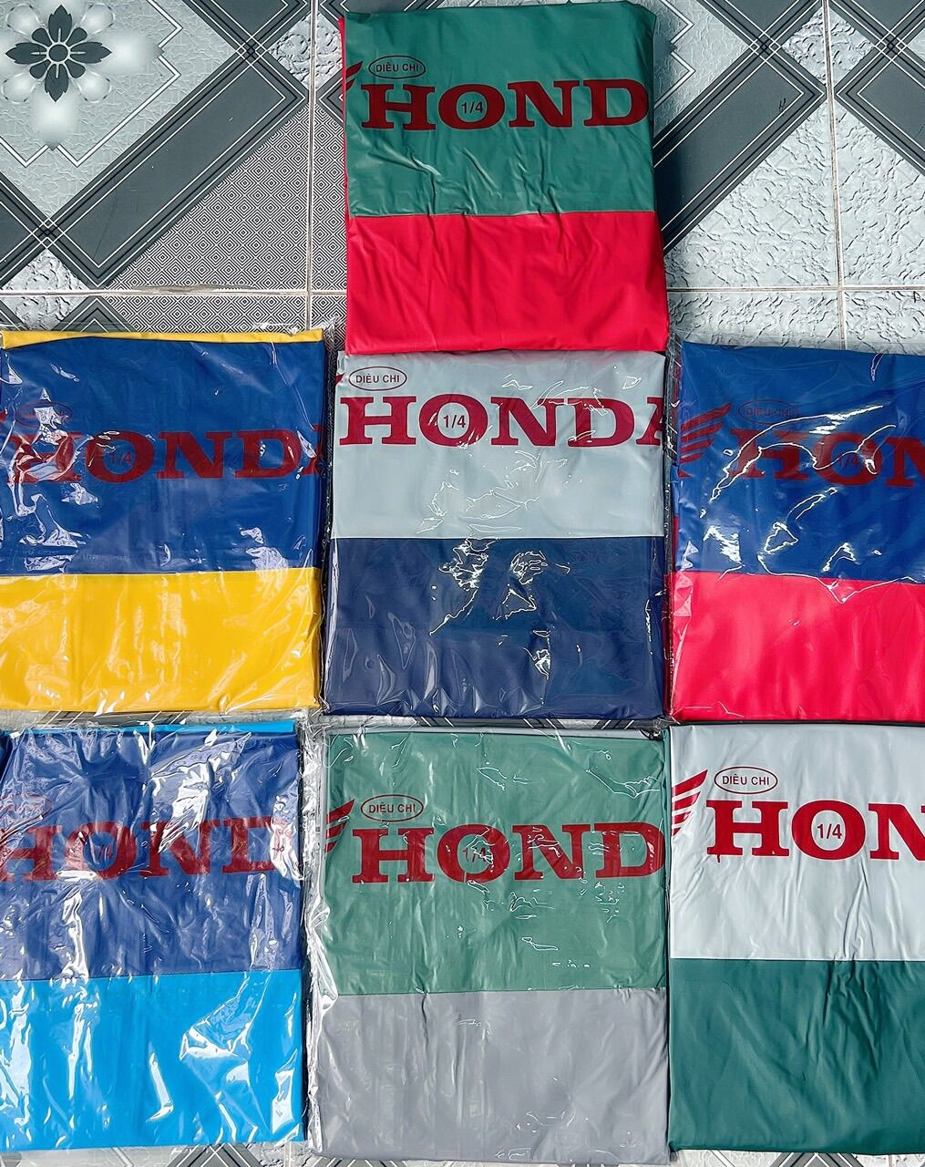 Áo mưa Honda 1m4( giao màu ngẫu nhiên)
