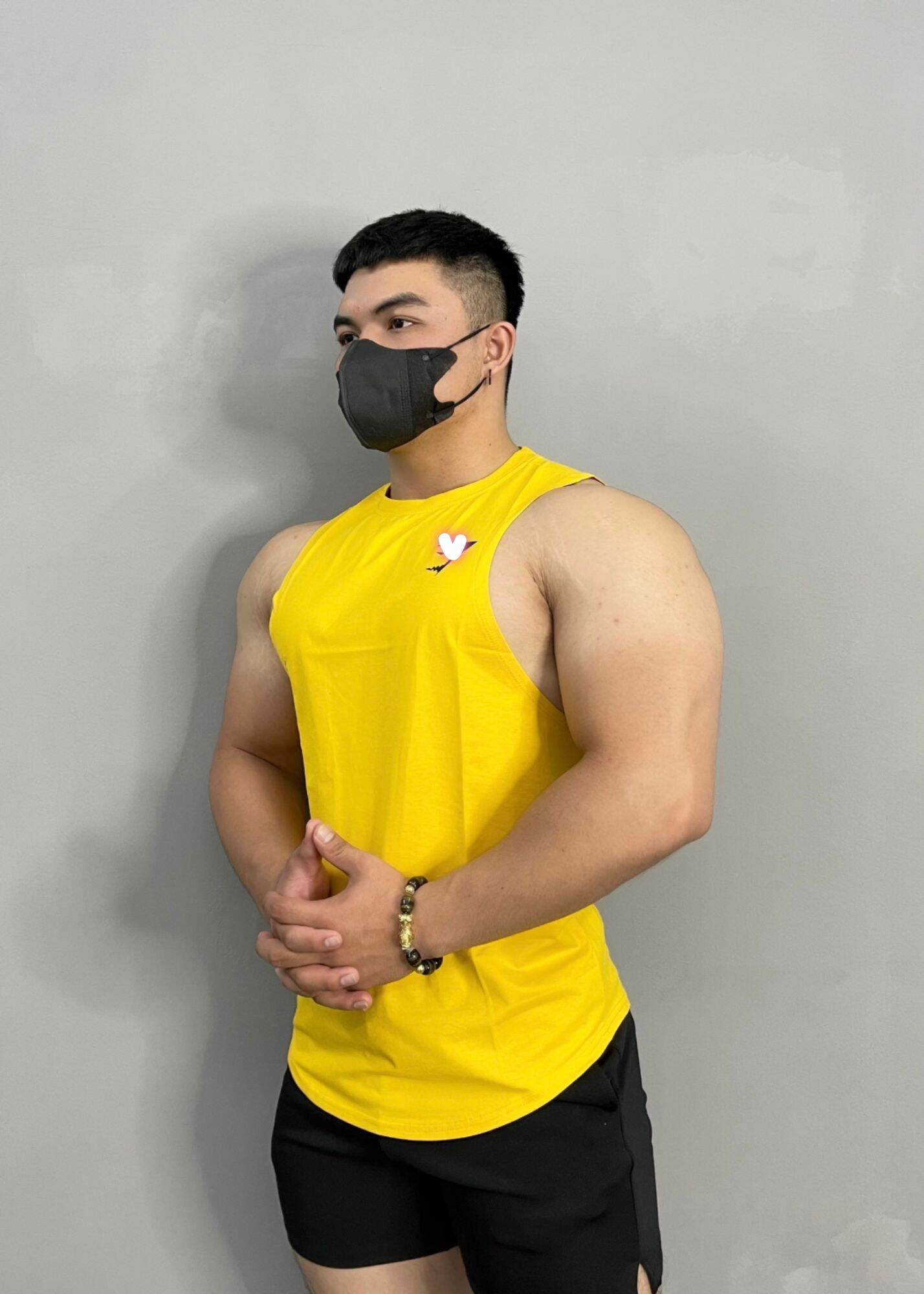 Áo tank top gym nam , áo sát nách gym nam