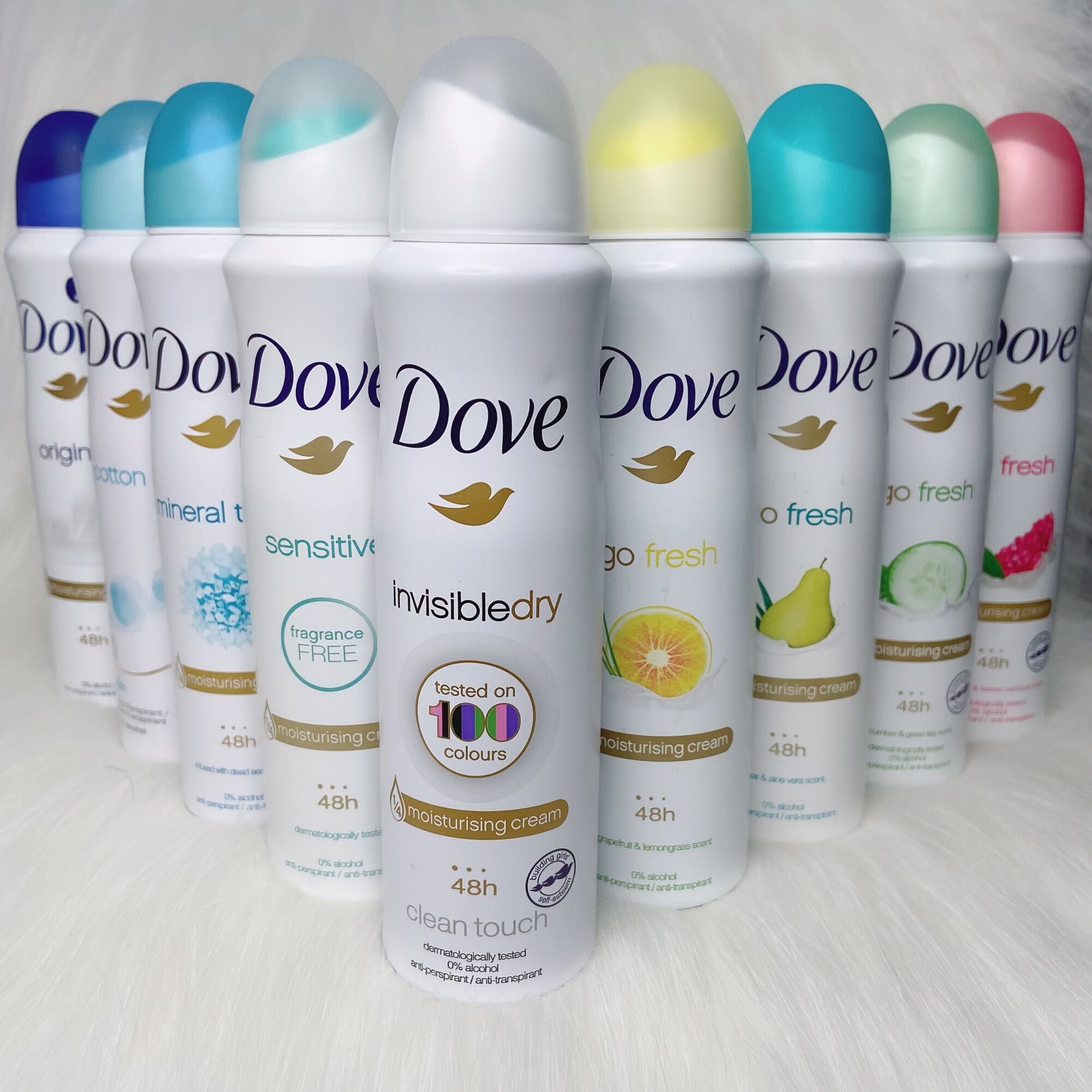 Xịt Khử Mùi DOVE Nữ (bản Mỹ🇺🇸) 150ml