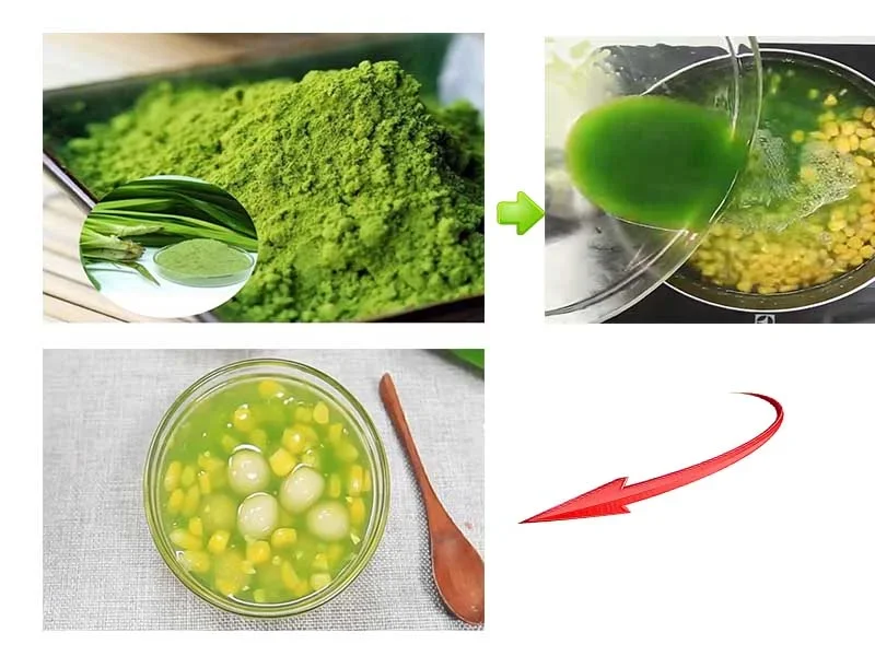 Bột lá dứa nguyên chất 100%