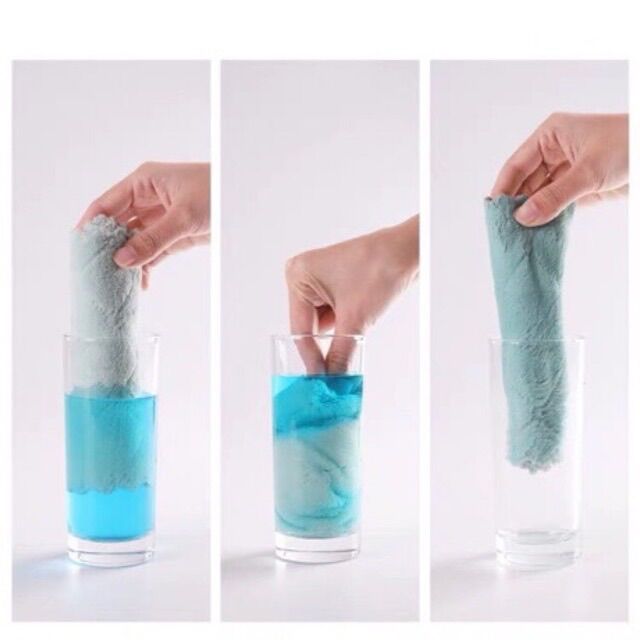 Sét 3 khăn lau đa năng 2 mặt siêu thấm nước