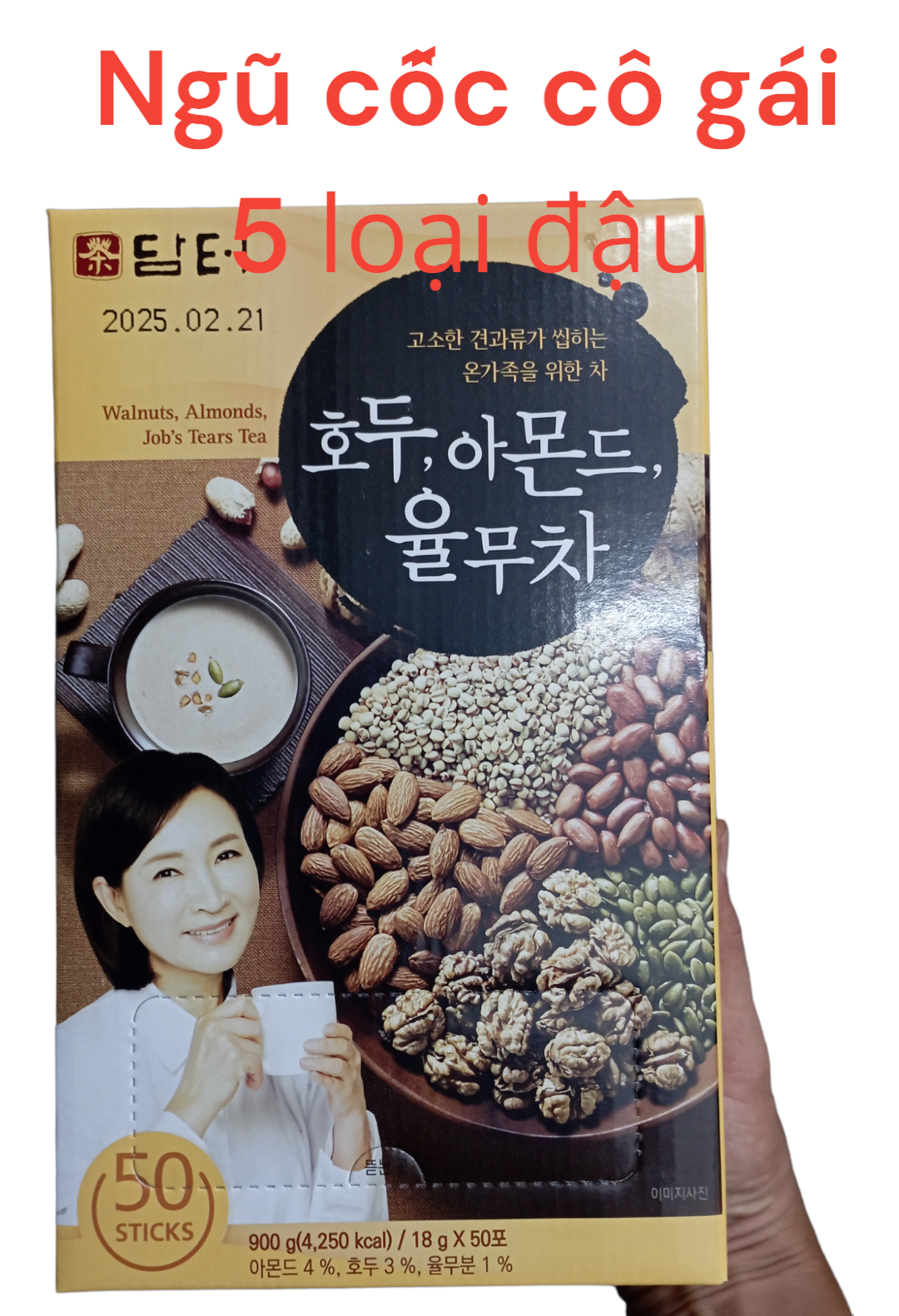 Bột ngũ cốc cô gái hàn quốc 900gr