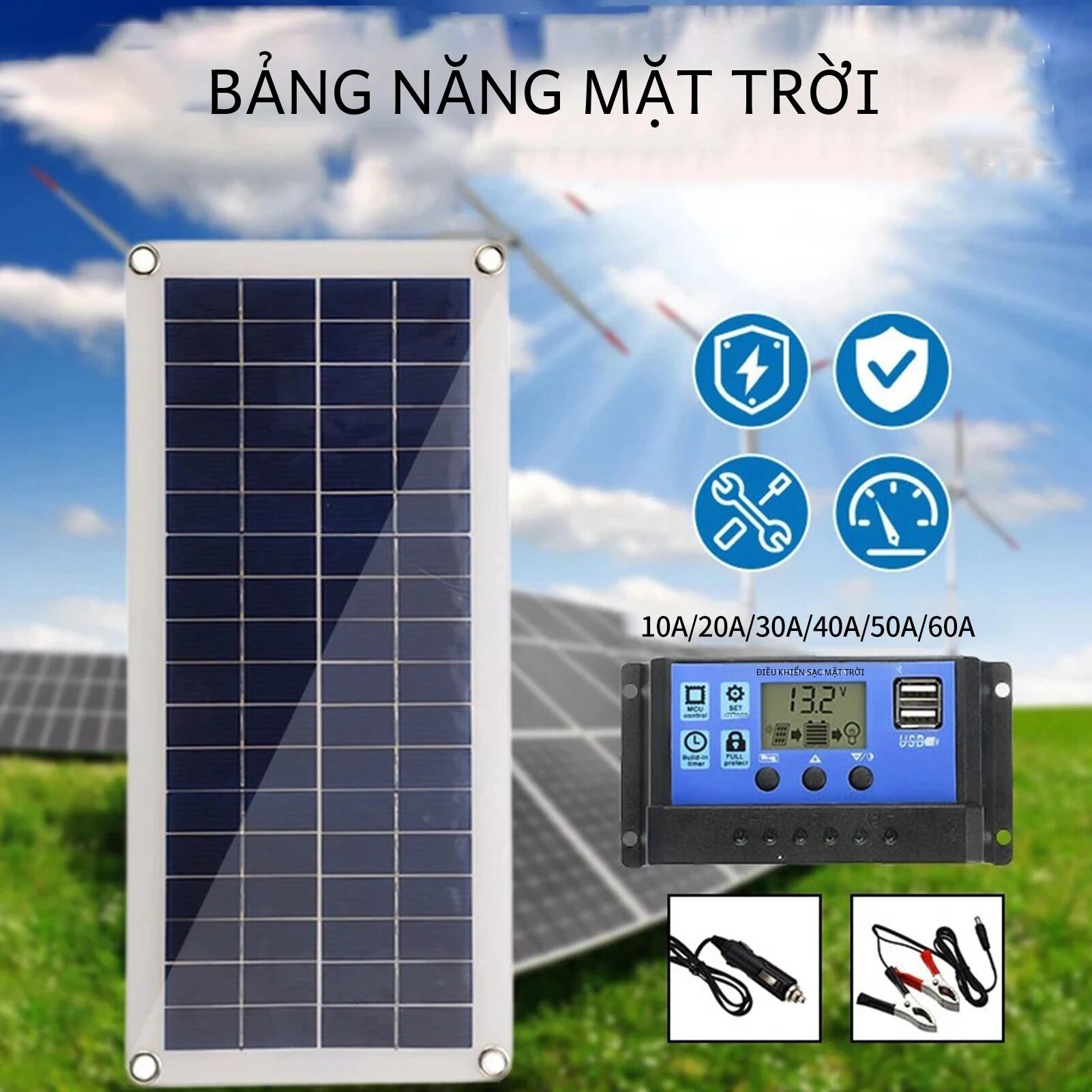 Bộ Bảng Điều Khiển Năng Lượng Mặt Trời 300w Giao Diện Sạc Usb 12v Bảng Năng Lượng Mặt Trời Chống Nước Với Bộ Điều Khiển Cho Điện Thoại Rv Car