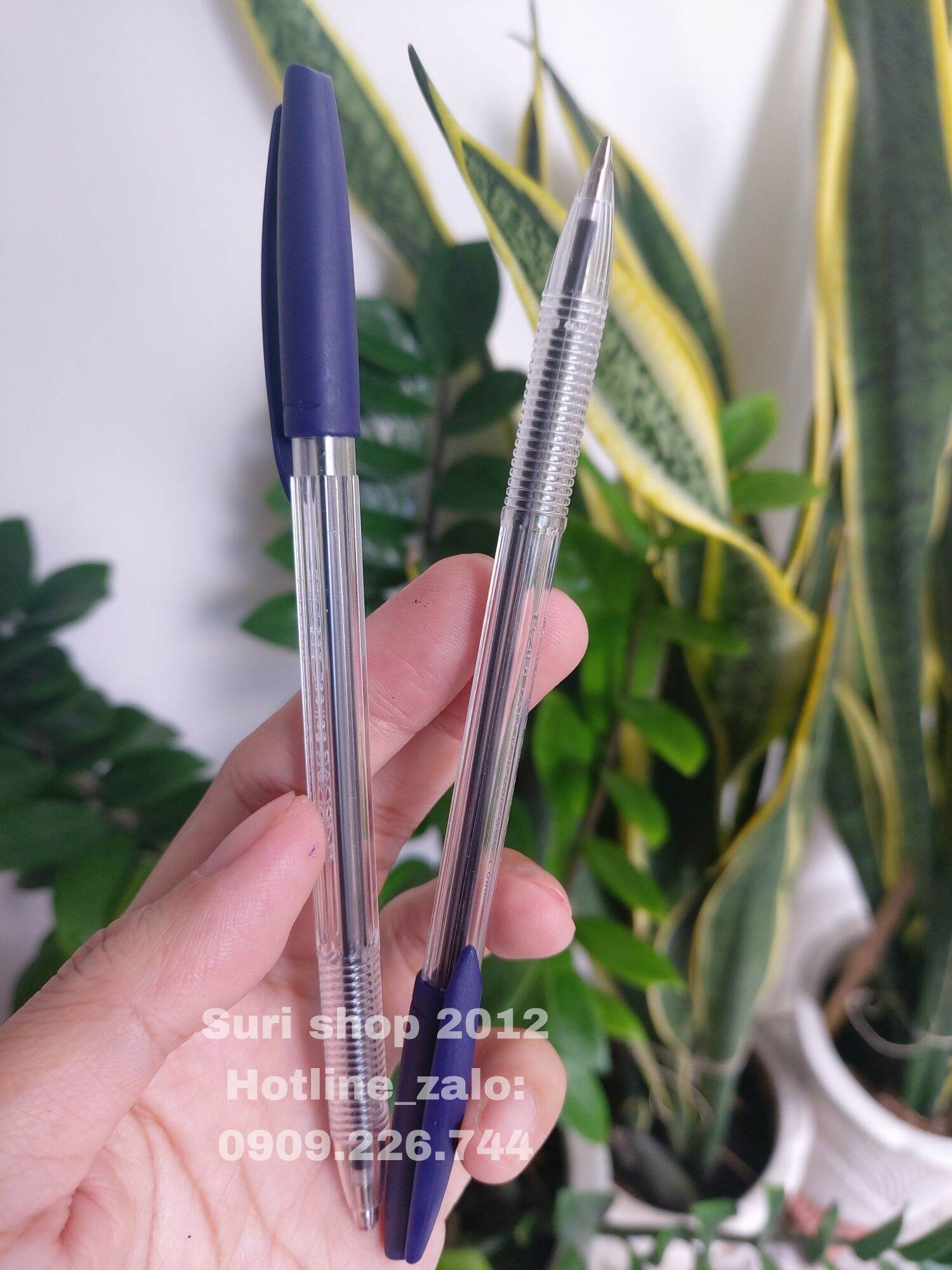 Combo 10 cây bút bi Raddar 665 ngòi 0.1mm ( mực xanh )