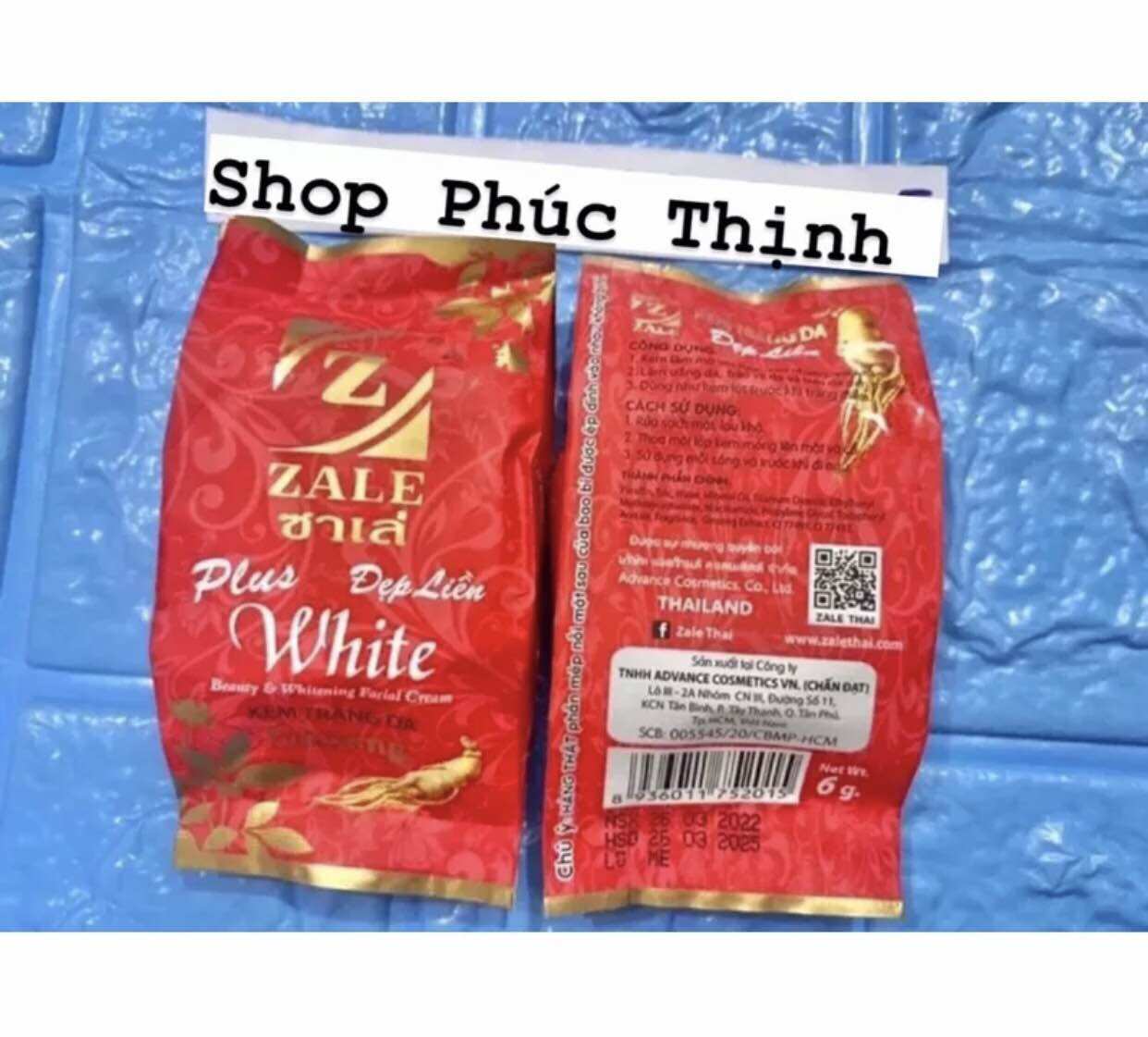 Kem đỏ trắng da hủ 6g Thái Lan