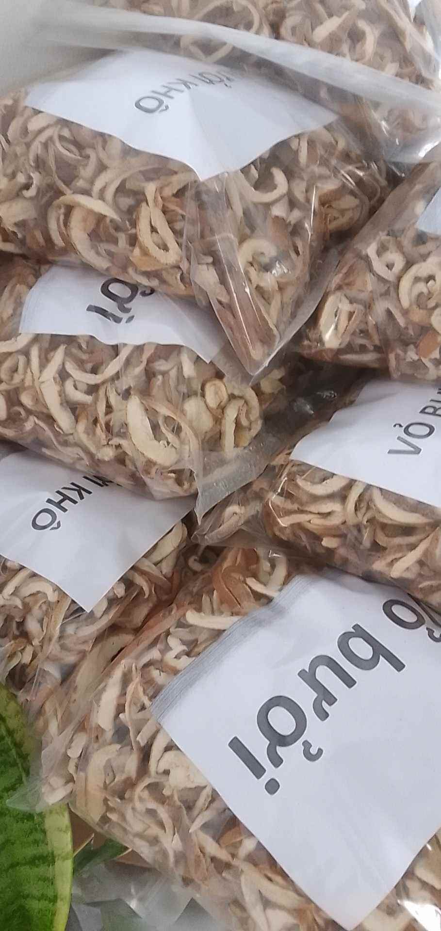Vỏ Bưởi Khô 1 Ký ( vỏ bưởi thái sợi, mỏng cùi )