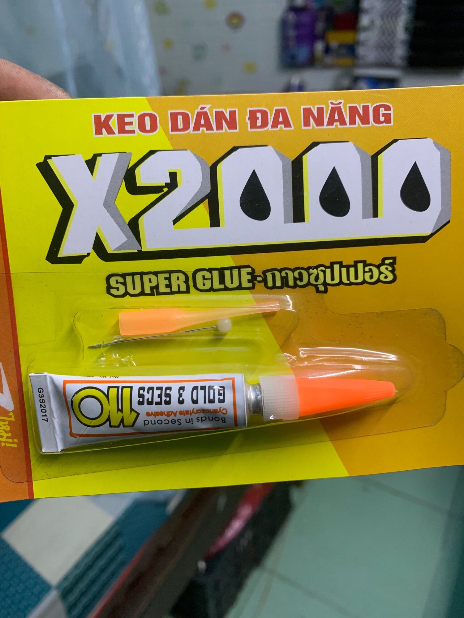 Keo dán đa năng x2000 siêu dính dính