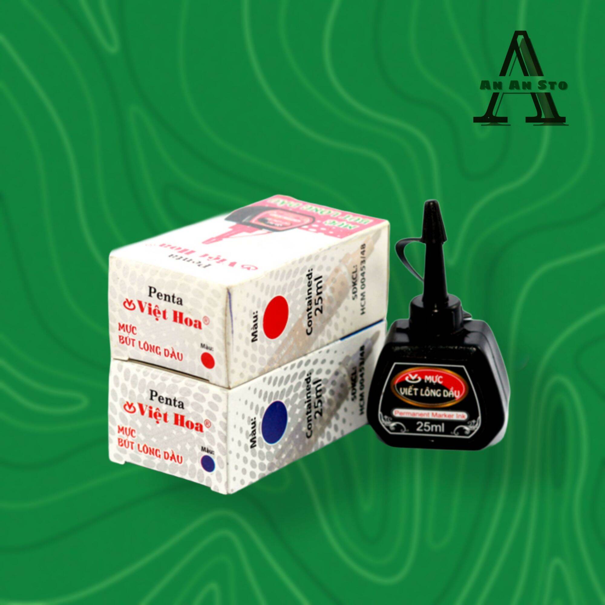 Mực bút lông dầu penta việt hoa - 3 màu