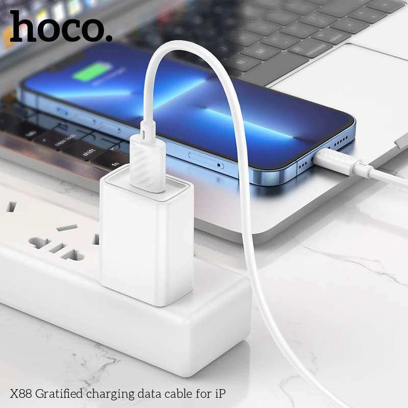 Dây cáp sạc điện thoại chân Type-C, Micro, Lighning x88